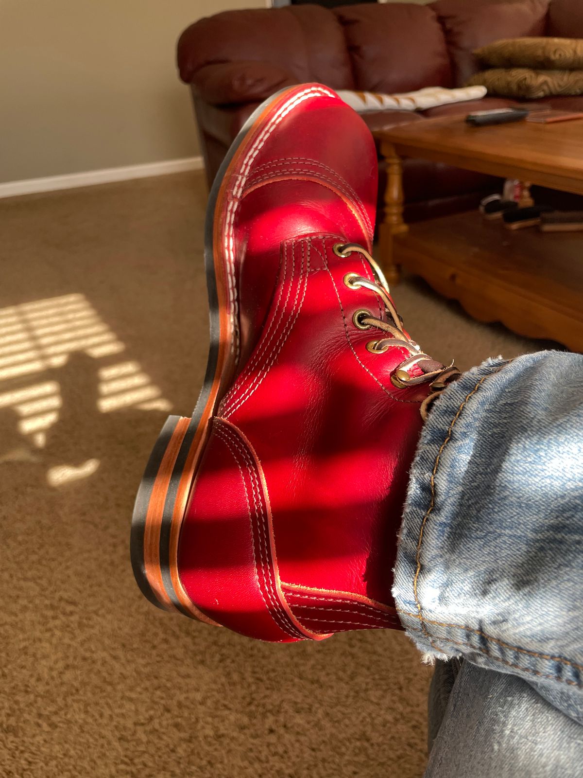 Photo by GTOby04 on January 4, 2026 of the Nicks MTO in Wickett & Craig Crimson Double Stuffed.