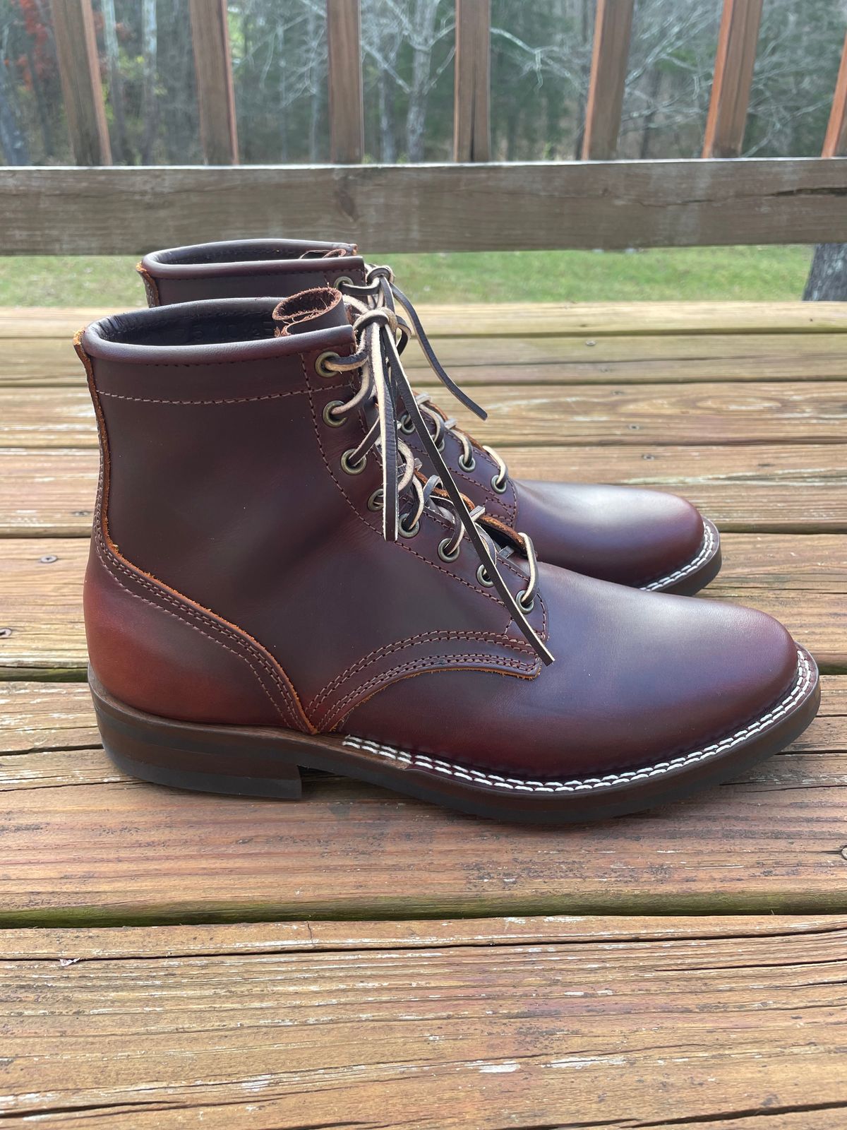 Photo by GTOby04 on November 15, 2025 of the Nicks 1925 Dress Last in Wickett & Craig Chestnut Oiled Latigo.