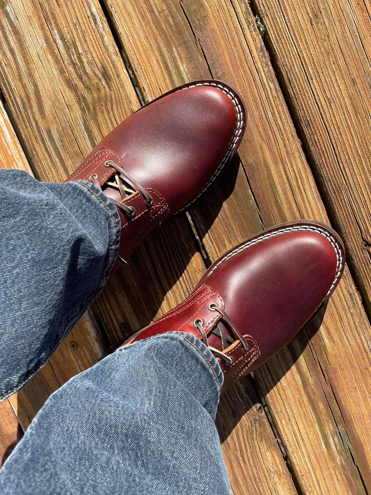 Photo by GTOby04 on March 8, 2026 of the Nicks 1925 Dress Last in Wickett & Craig Chestnut Oiled Latigo.