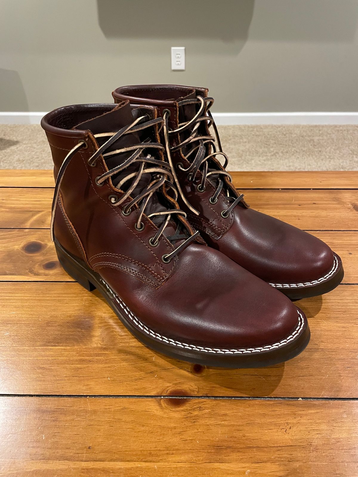 Photo by GTOby04 on June 16, 2026 of the Nicks 1925 Dress Last in Wickett & Craig Chestnut Oiled Latigo.