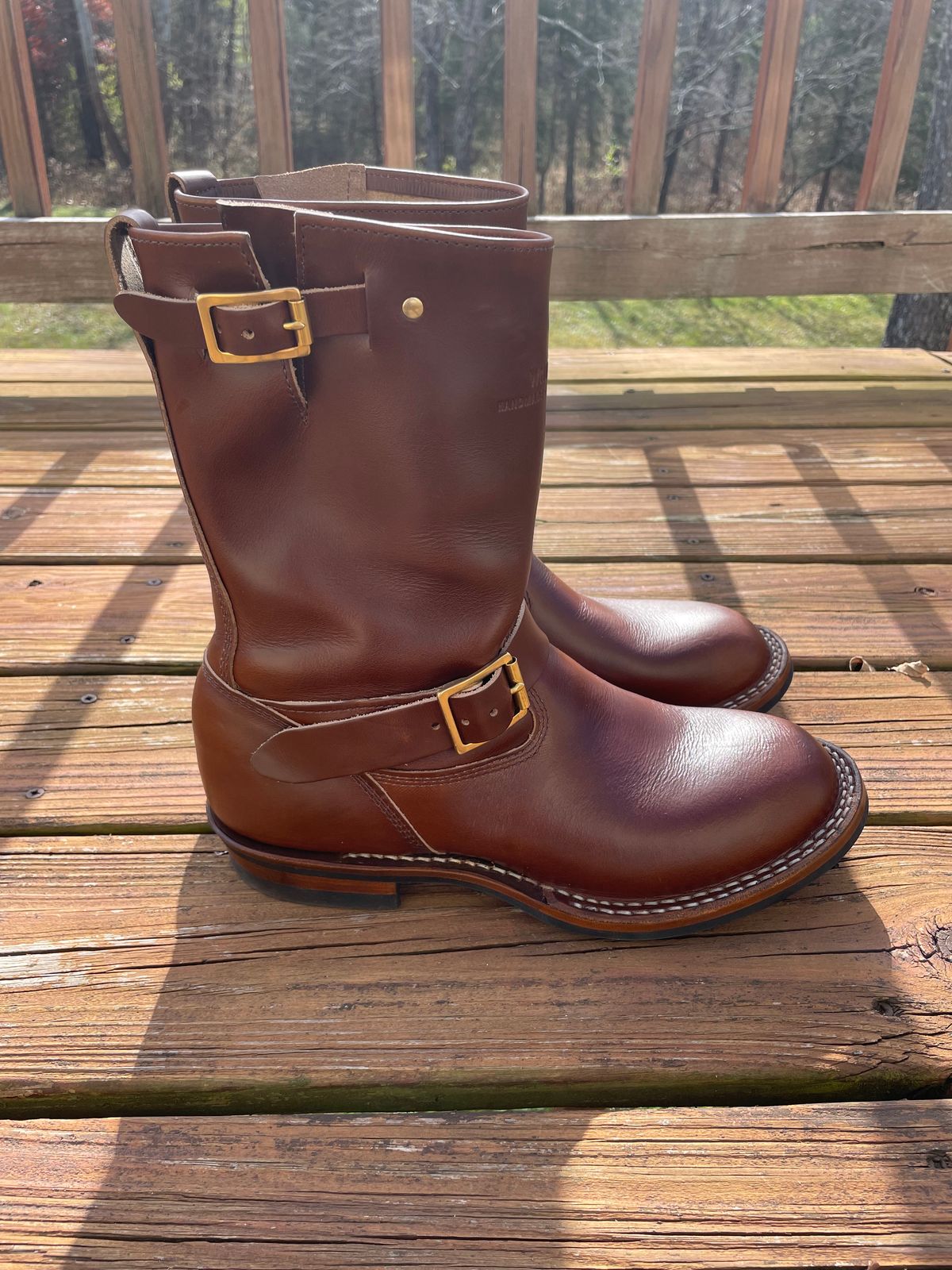 Photo by GTOby04 on November 15, 2025 of the White's Cykel 10” in Horween British Tan Chromexcel.