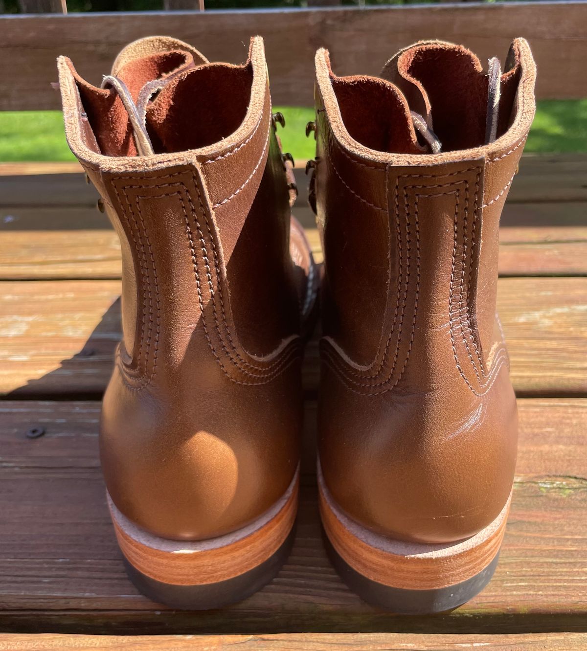 Photo by GTOby04 on June 23, 2025 of the Nicks Americana in Horween Olive Chromexcel.