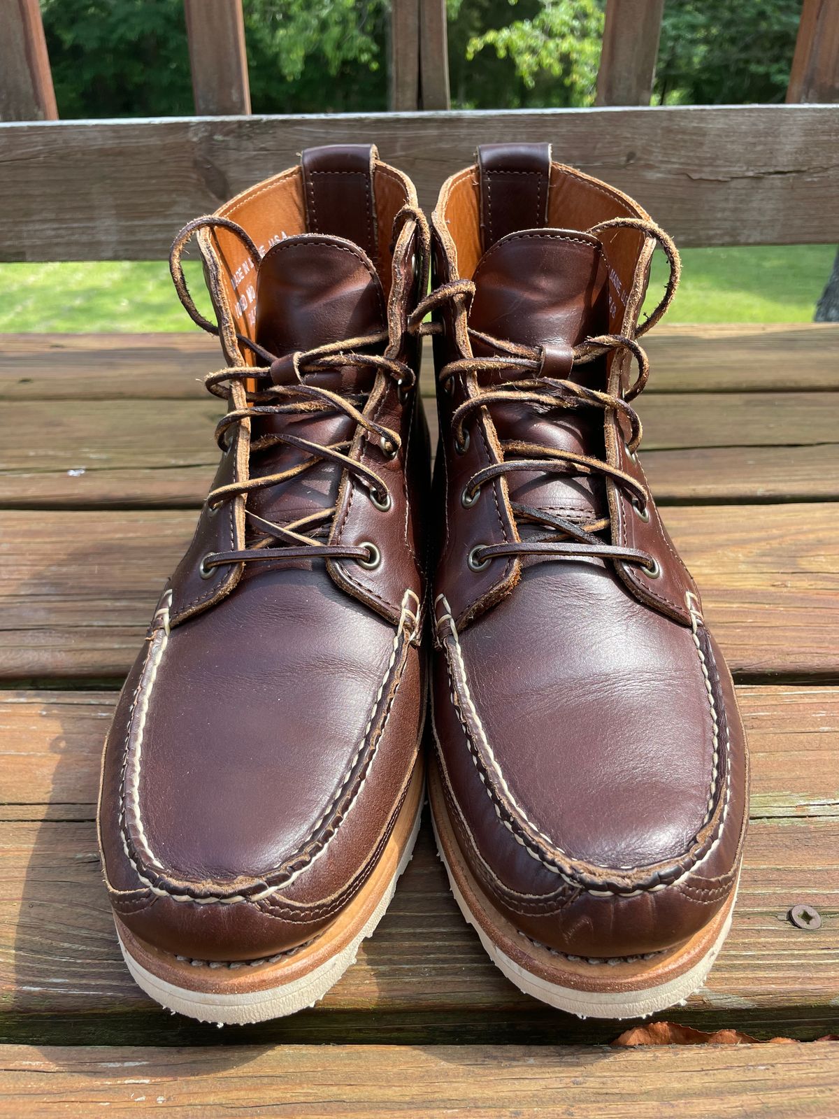 Photo by GTOby04 on June 24, 2025 of the Rancourt & Co. Harrison Boot Redux in Horween Carolina Brown Chromexcel.