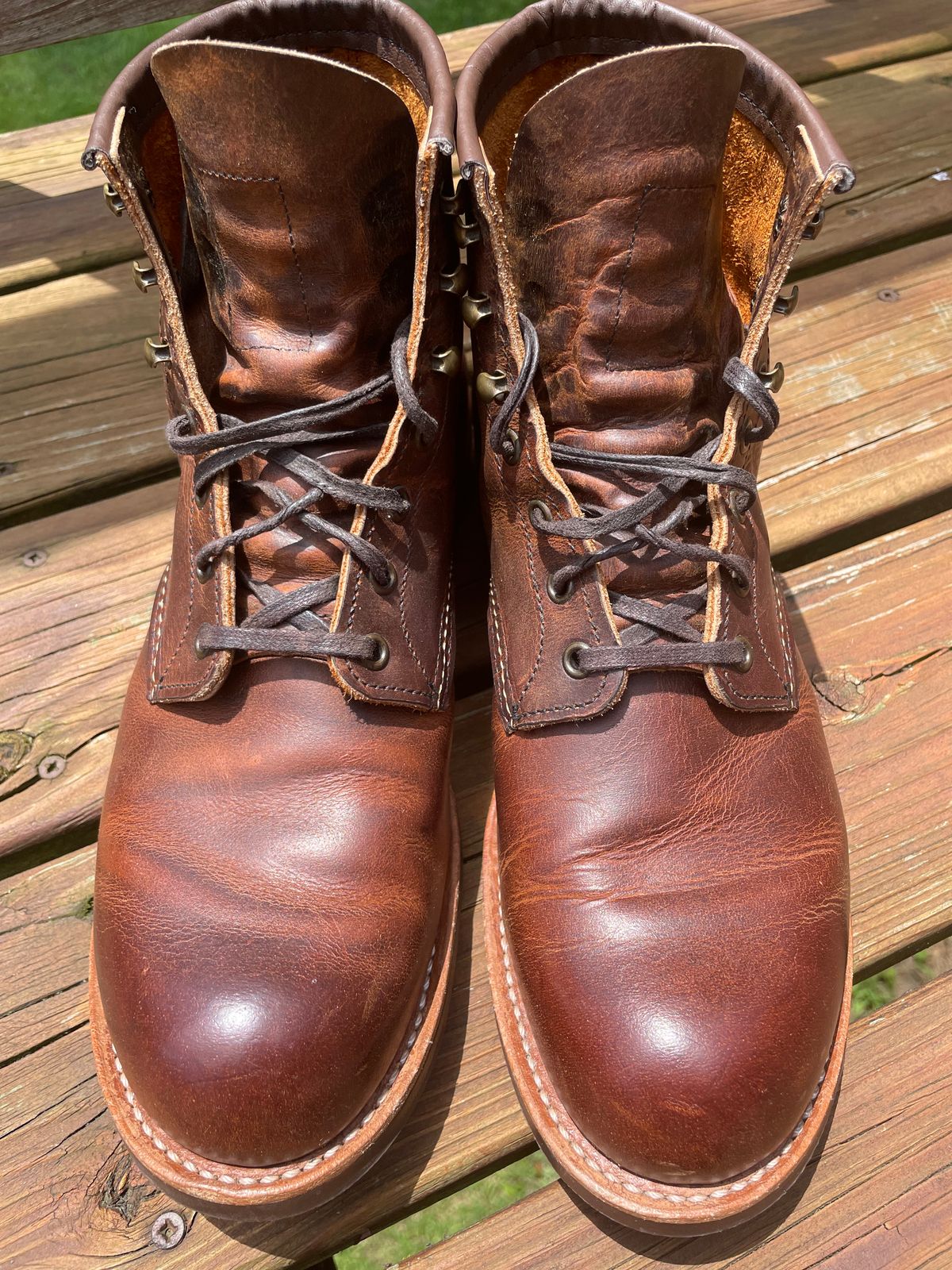 Photo by GTOby04 on June 22, 2025 of the Red Wing Blacksmith in S.B. Foot Copper Rough and Tough.