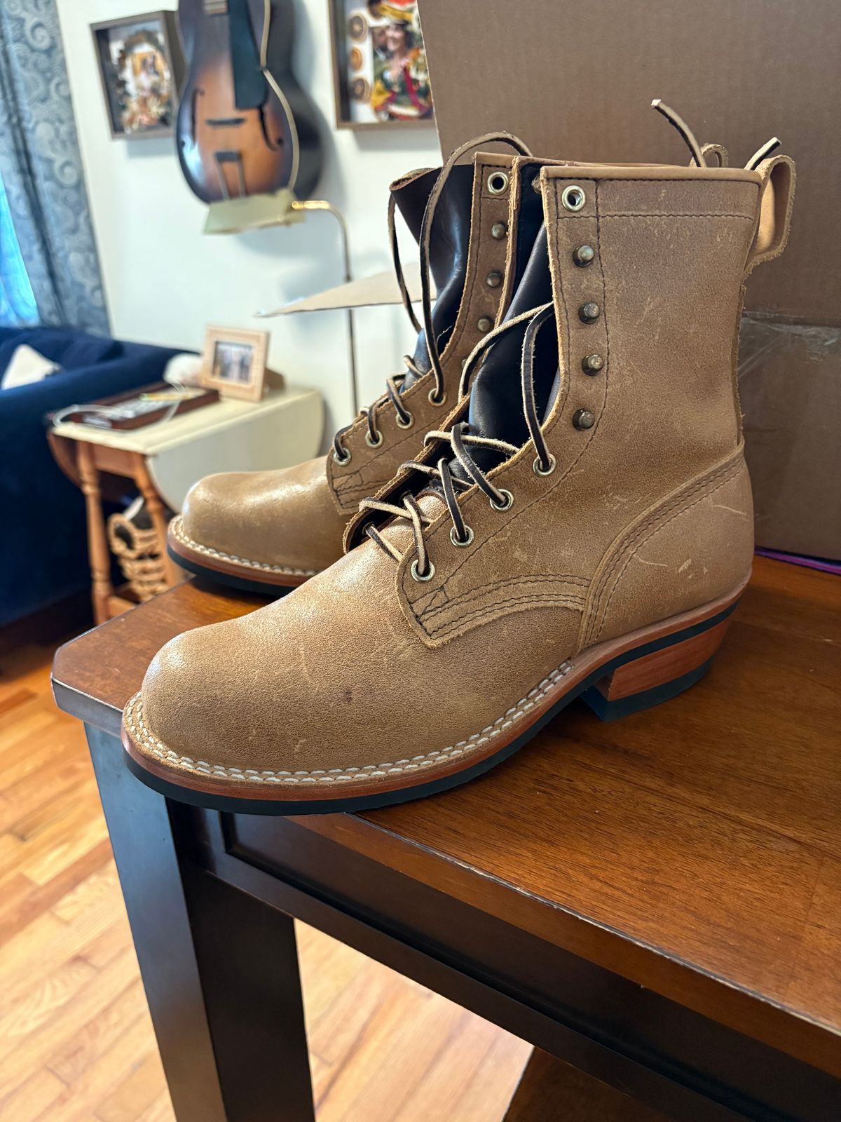 Photo by scottyp93 on November 19, 2025 of the Nicks Robert in Horween Moc Latigo.