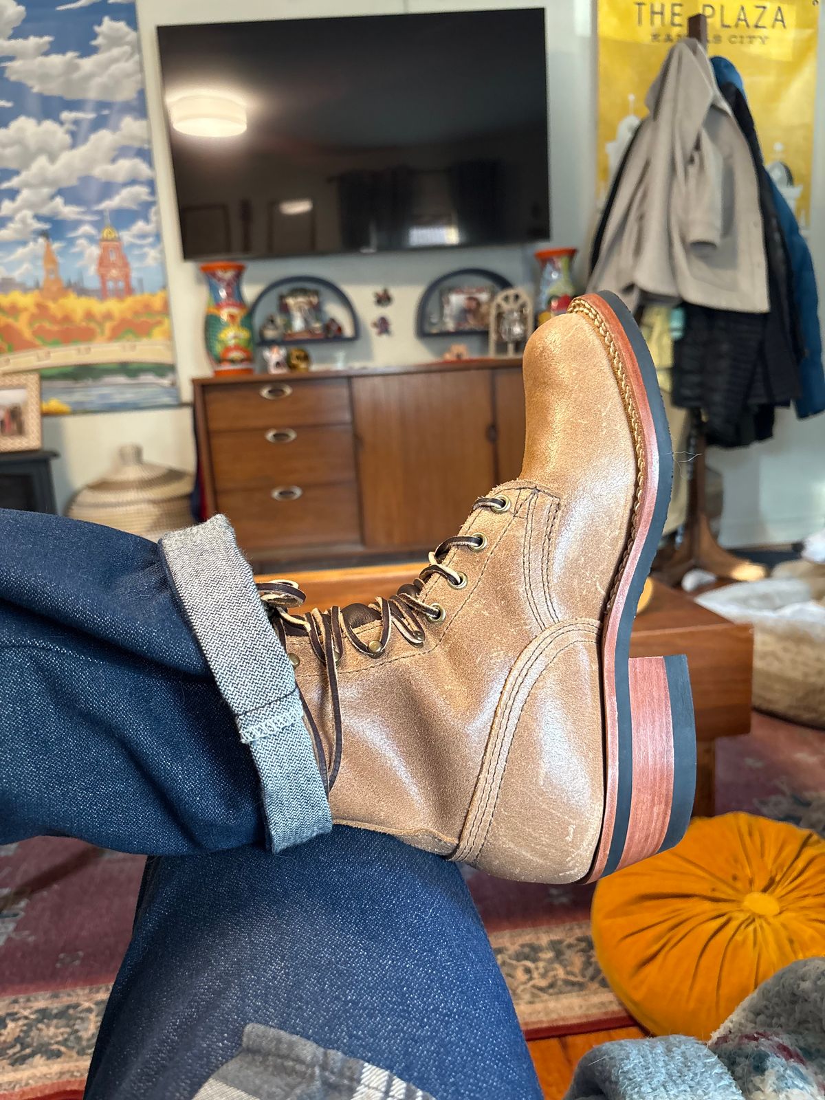 Photo by scottyp93 on November 19, 2025 of the Nicks Robert in Horween Moc Latigo.