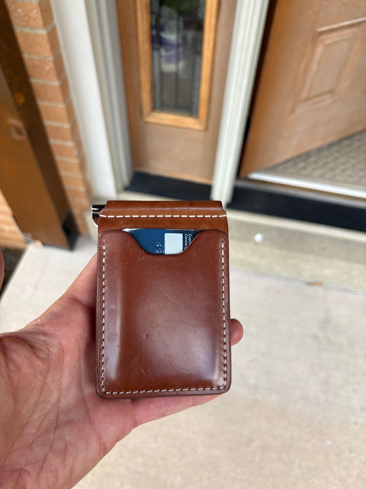 Photo by kablamb11 on September 22, 2025 of the Ashland Leather Capone in Horween Natural Shell Cordovan.