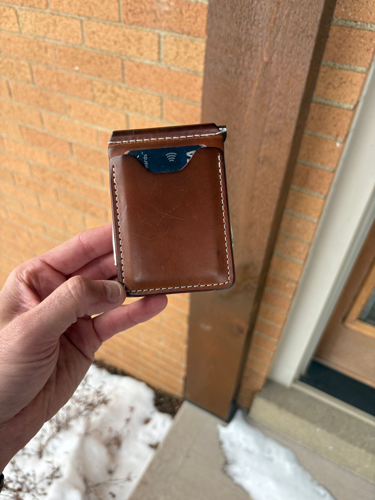 Photo by kablamb11 on February 3, 2026 of the Ashland Leather Capone in Horween Natural Shell Cordovan.