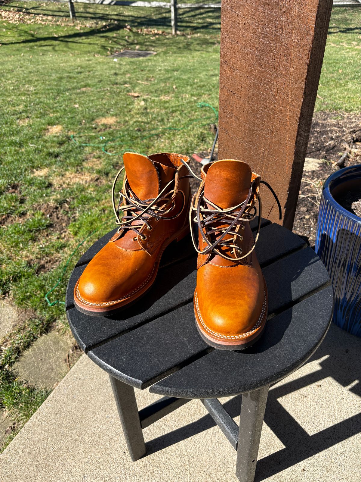 Photo by kablamb11 on March 9, 2026 of the Nicks LL64 in Wickett & Craig Double Stuffed Mojave.