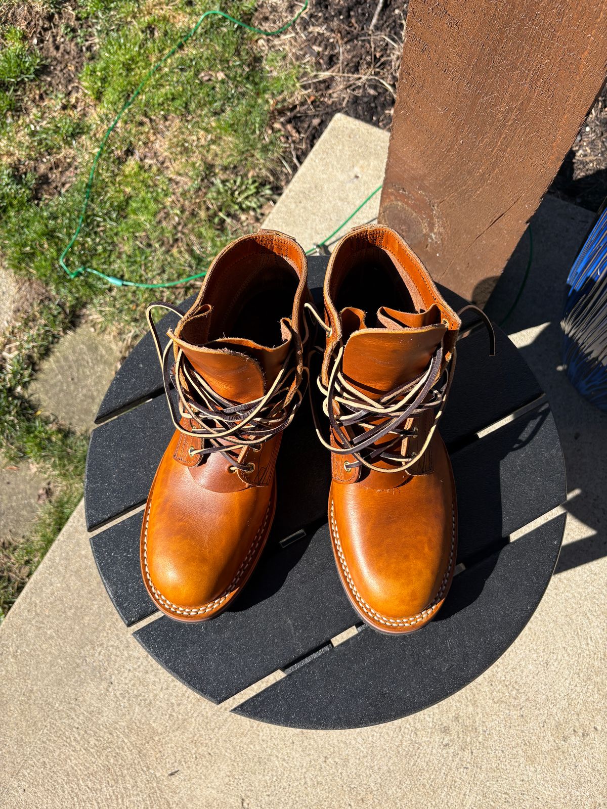 Photo by kablamb11 on March 9, 2026 of the Nicks LL64 in Wickett & Craig Double Stuffed Mojave.