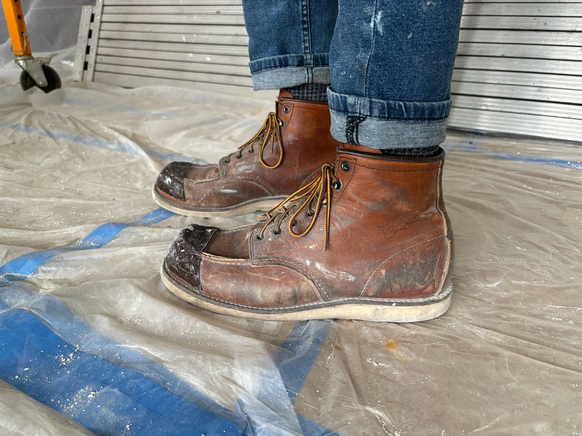 Photo by averagebootguy on March 3, 2026 of the Red Wing 6-Inch Classic Moc in S.B. Foot Oro-Iginal.