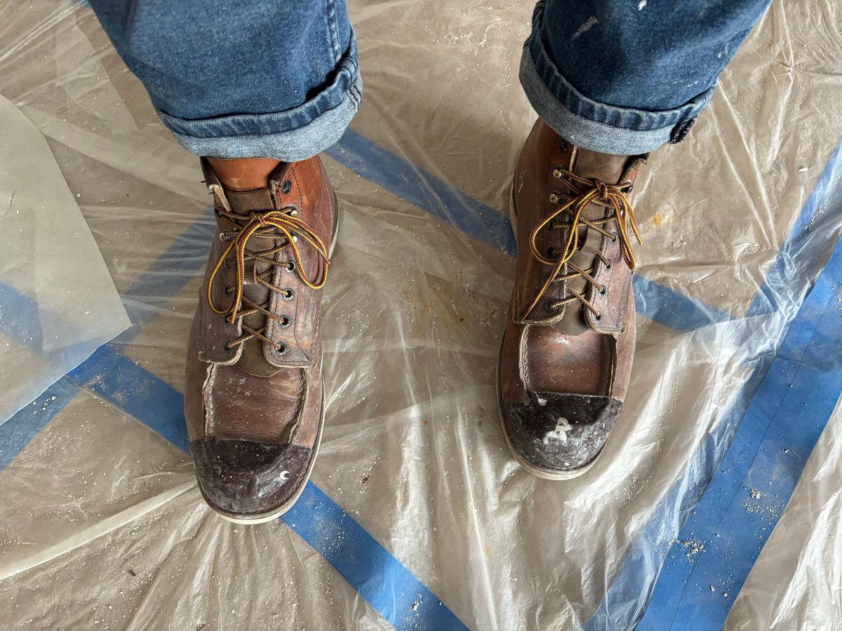 Photo by averagebootguy on March 3, 2026 of the Red Wing 6-Inch Classic Moc in S.B. Foot Oro-Iginal.