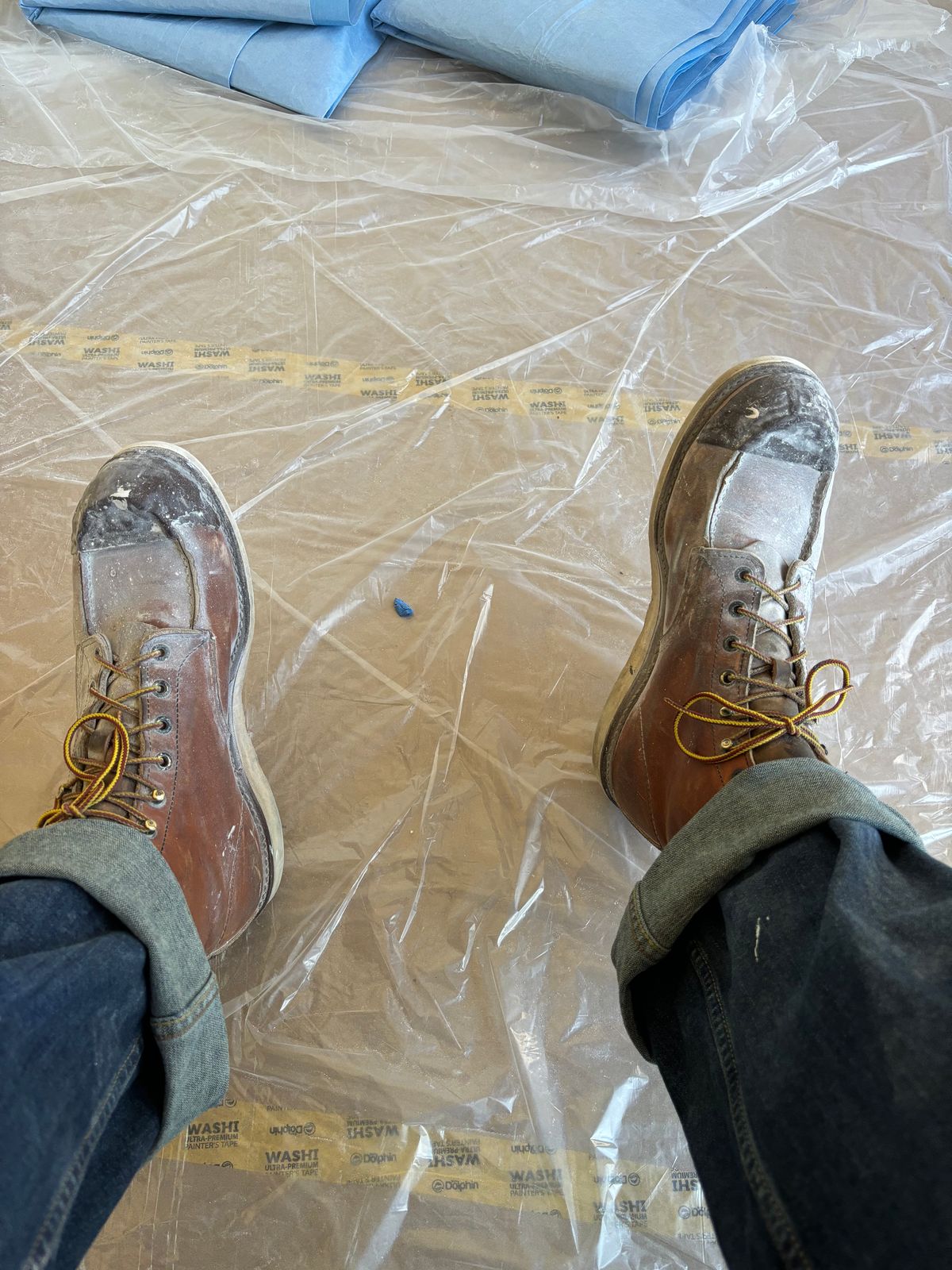 Photo by averagebootguy on May 12, 2026 of the Red Wing 6-Inch Classic Moc in S.B. Foot Oro-Iginal.