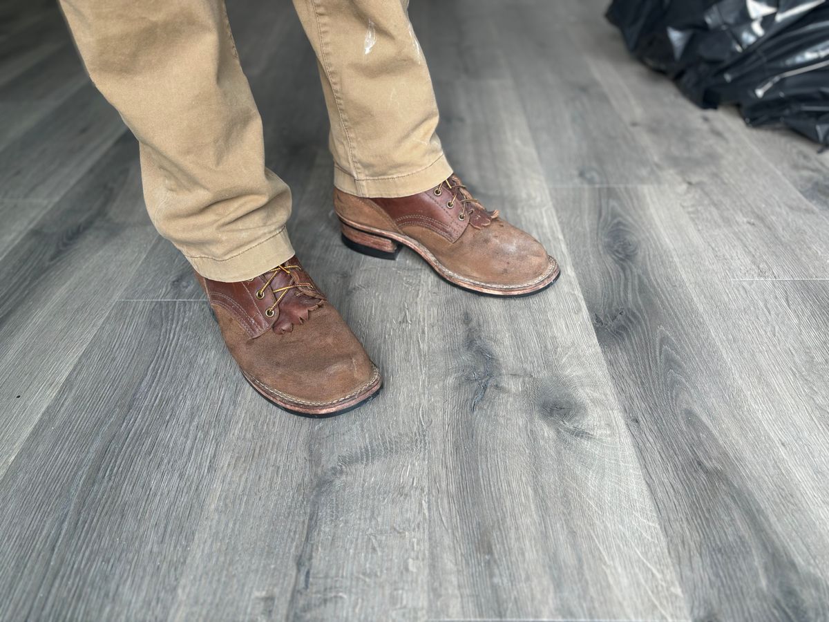 Photo by buddy1997 on January 6, 2026 of the Nicks Ranger in Seidel 1964 Brown Roughout & Seidel 1964 Brown.