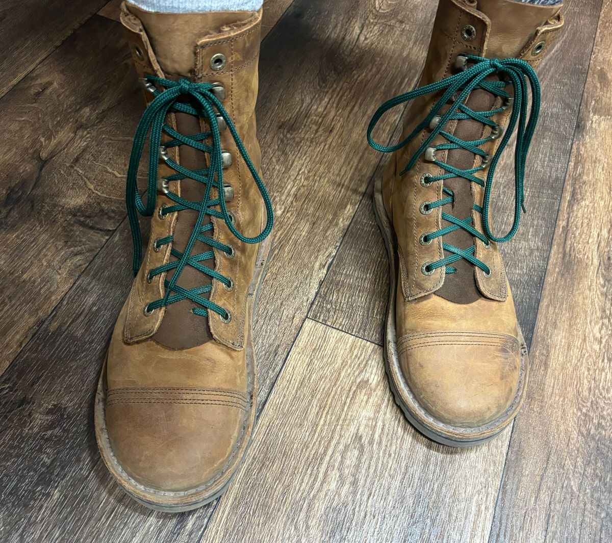 Photo by averagebootguy on March 31, 2026 of the Jim Green Barefoot African Trooper in Fudge Crazy Horse.