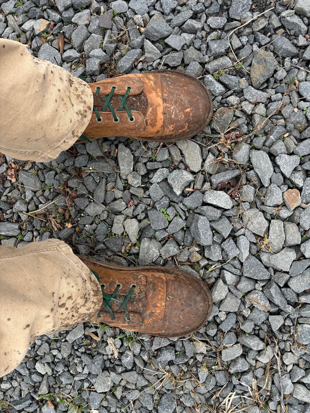 Photo by averagebootguy on April 2, 2026 of the Jim Green Barefoot African Trooper in Fudge Crazy Horse.