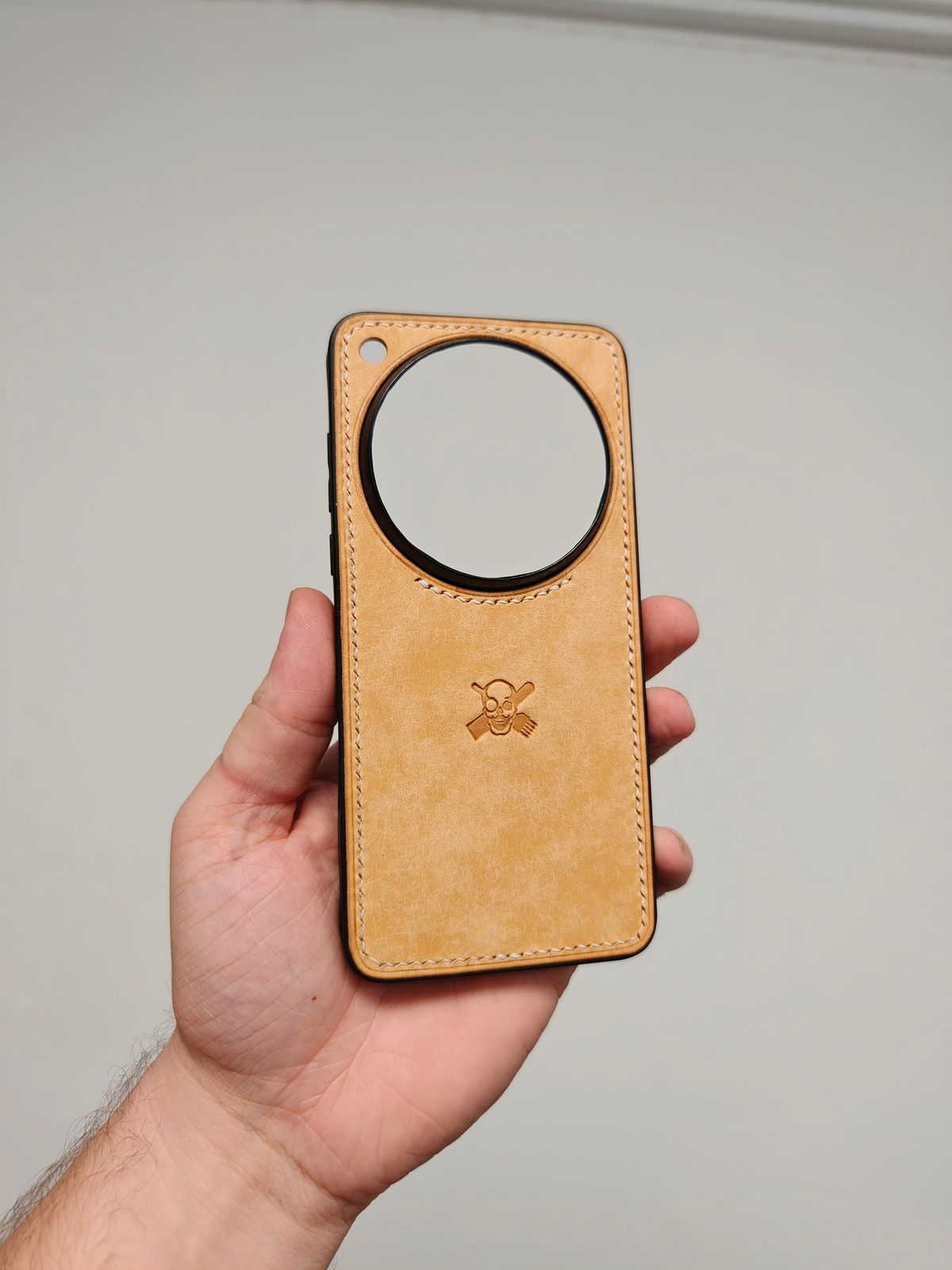 Photo by JollyGoods on September 29, 2025 of the Self-Made Phone Case in Badalassi Carlo Bone Pueblo.