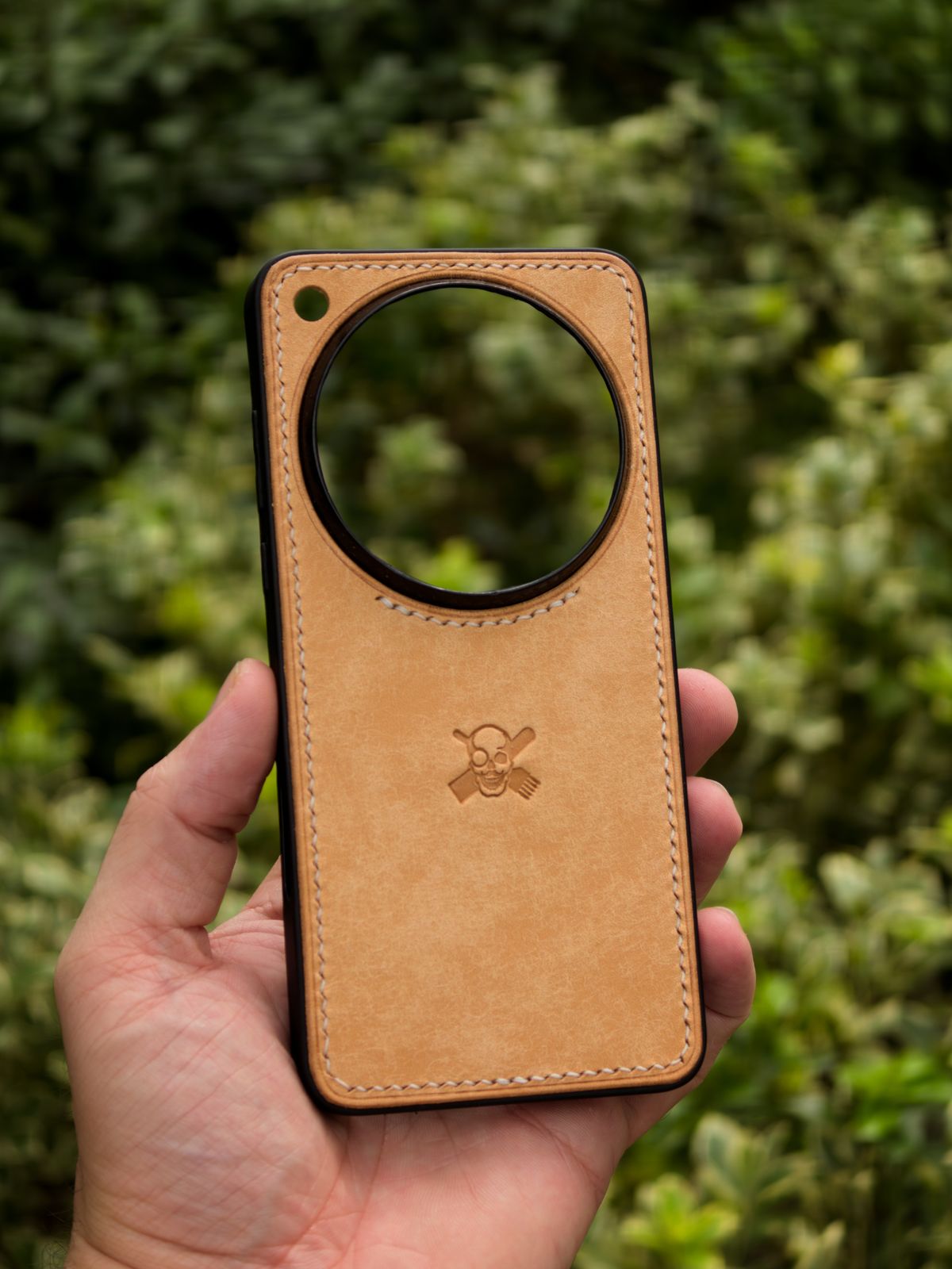 Photo by JollyGoods on October 1, 2025 of the Self-Made Phone Case in Badalassi Carlo Bone Pueblo.