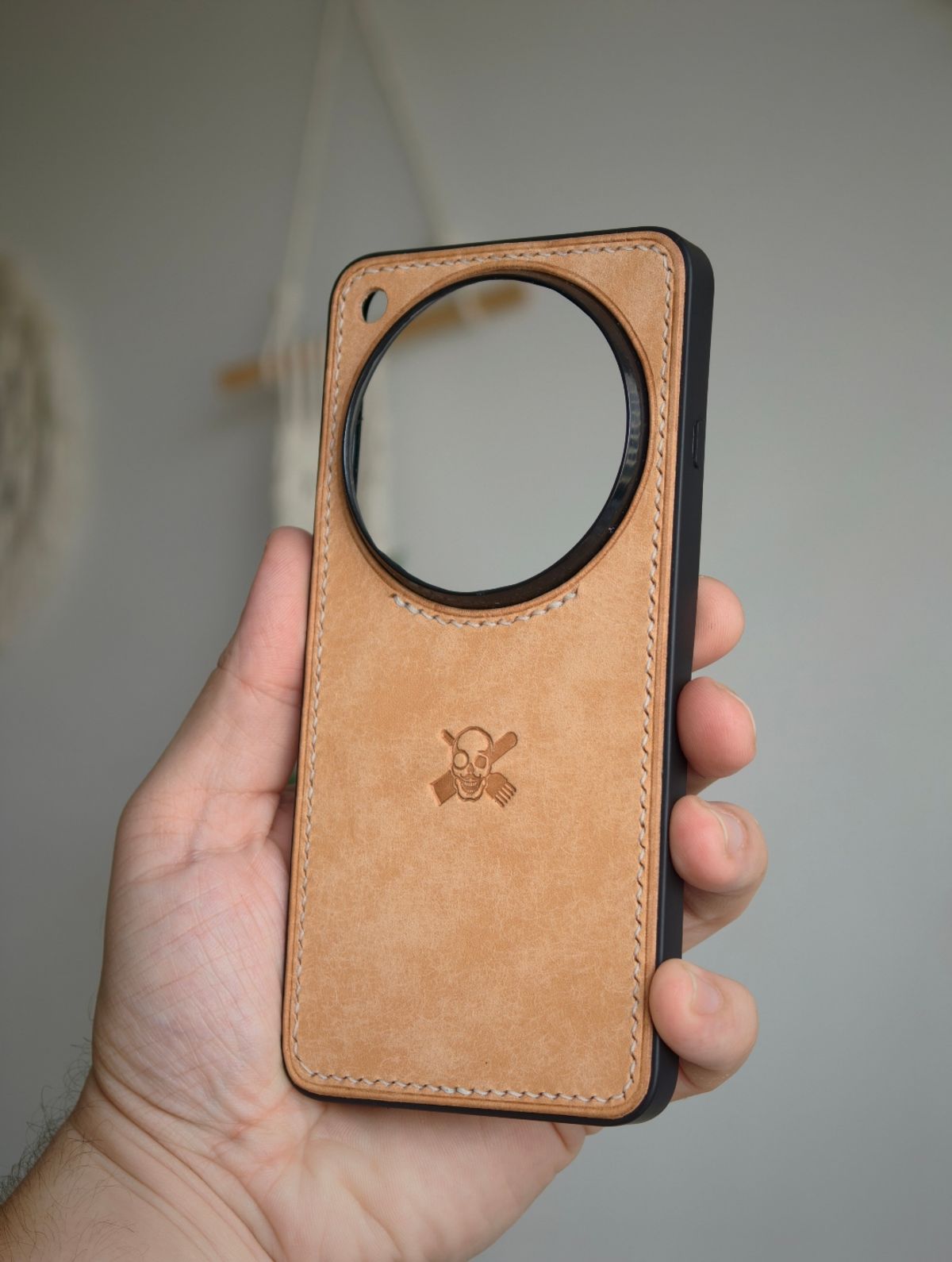 Photo by JollyGoods on September 30, 2025 of the Self-Made Phone Case in Badalassi Carlo Bone Pueblo.
