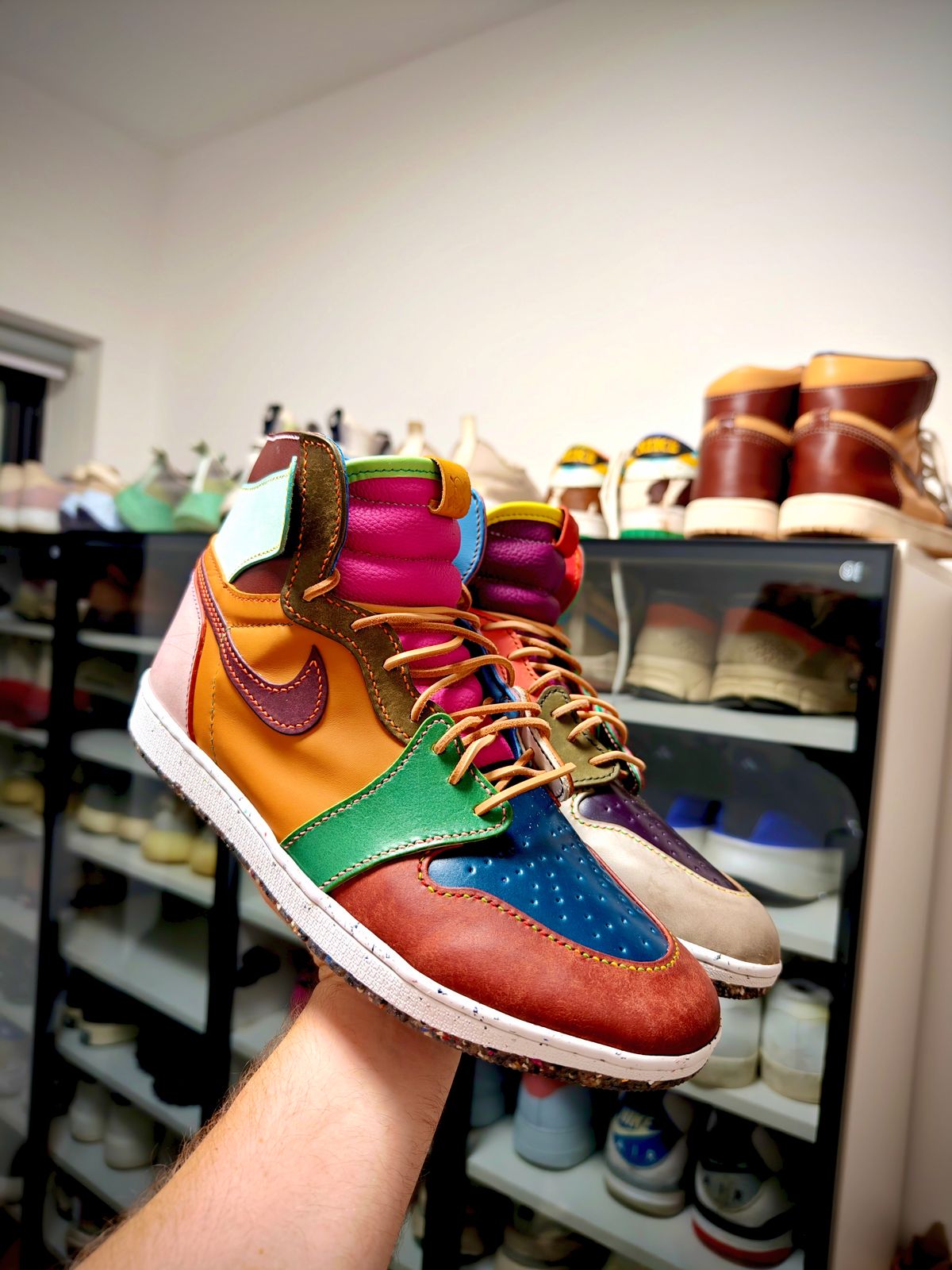 Photo by JollyGoods on September 28, 2025 of the Self-Made Sneaker in Mixed/Too Many To Mention And Some I Don't  Know.