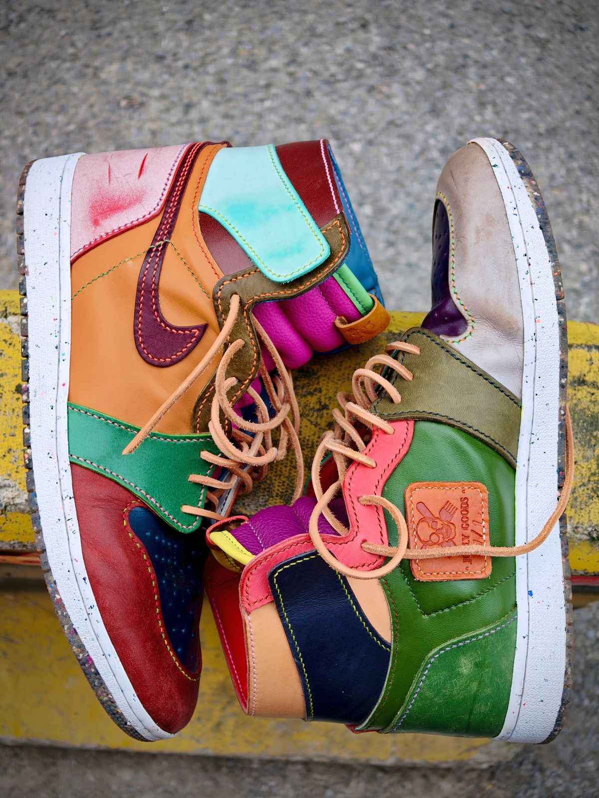 Photo by JollyGoods on November 3, 2025 of the Self-Made Sneaker in Mixed/Too Many To Mention And Some I Don't  Know.