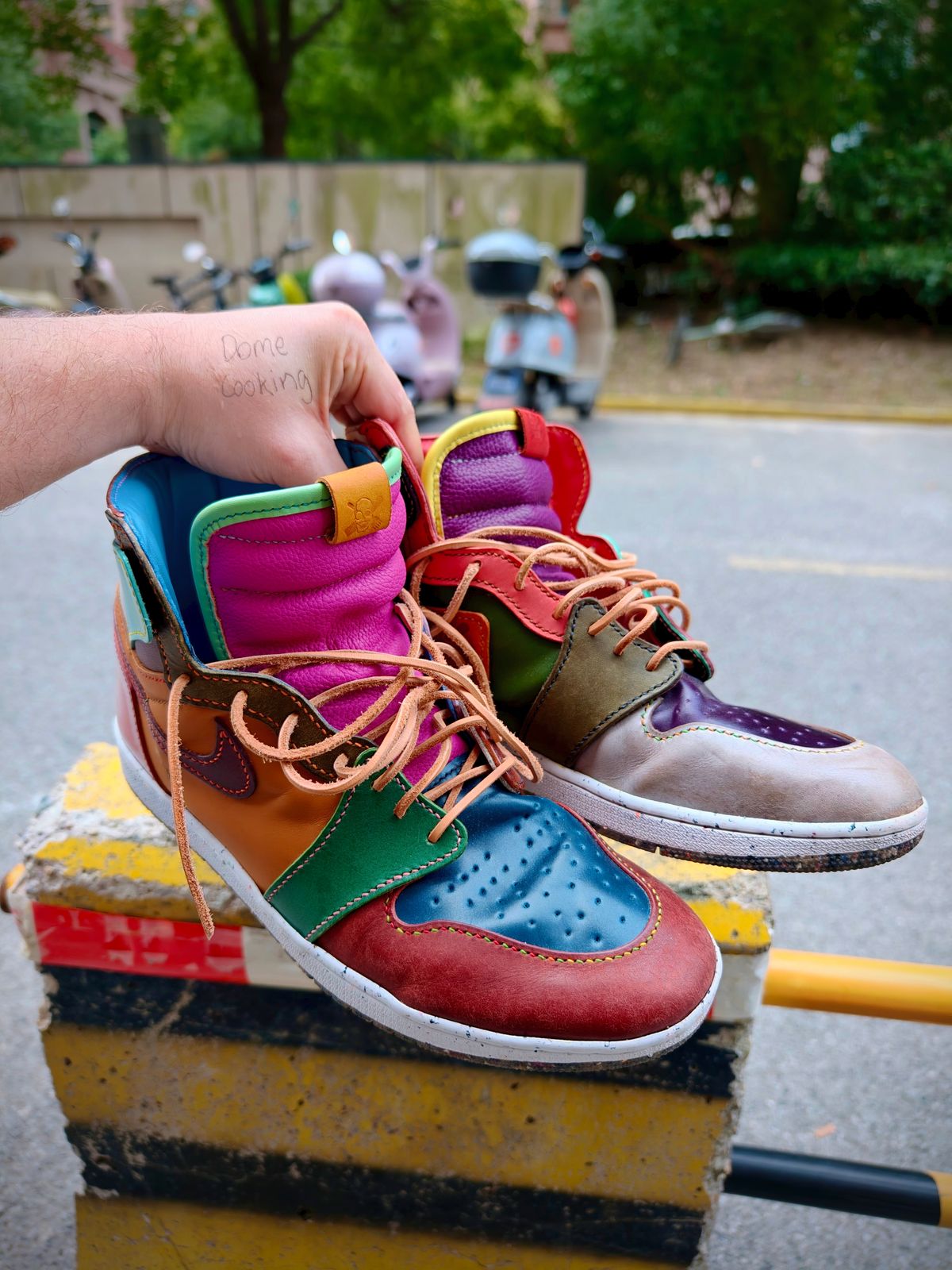 Photo by JollyGoods on November 3, 2025 of the Self-Made Sneaker in Mixed/Too Many To Mention And Some I Don't  Know.