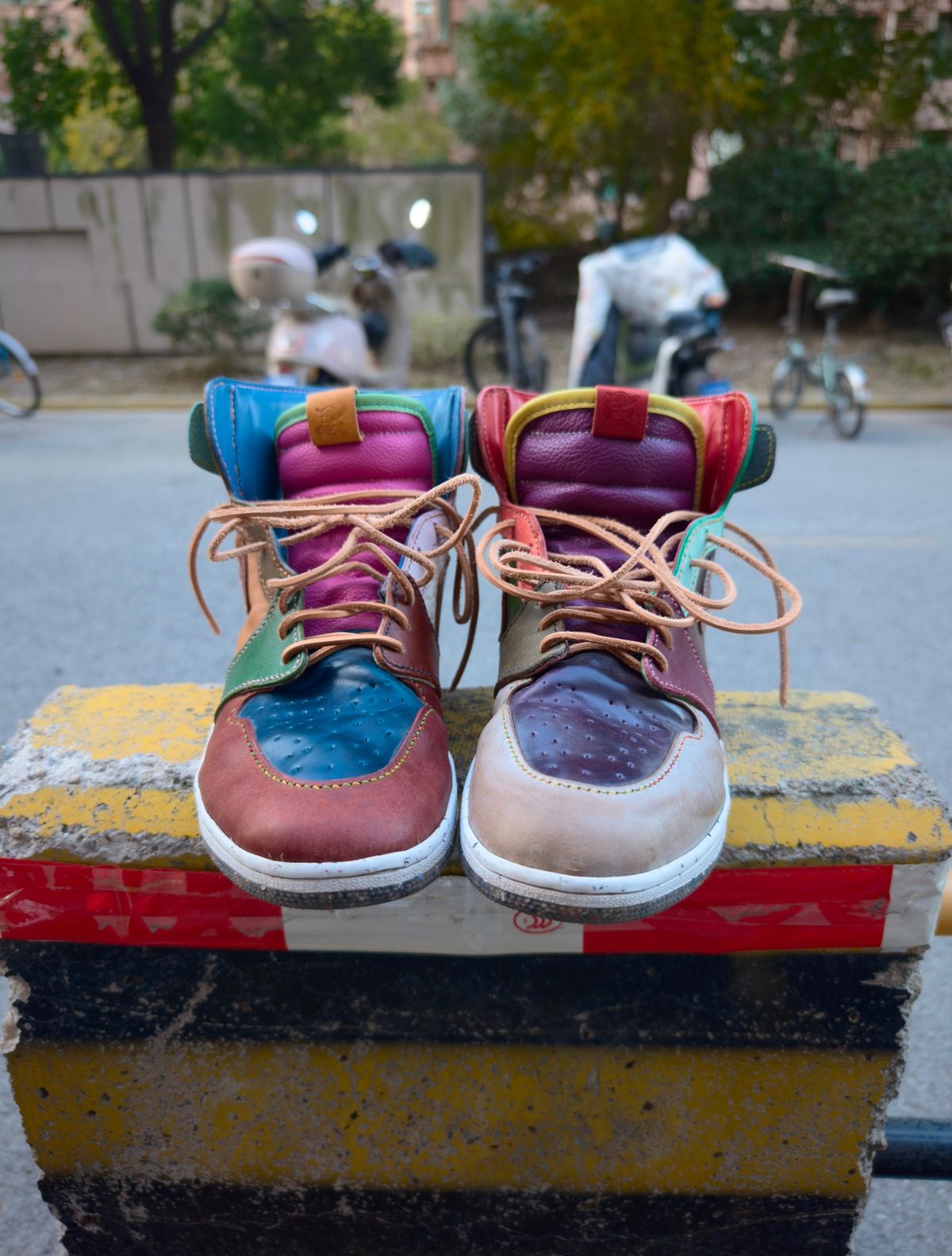 Photo by JollyGoods on December 5, 2025 of the Self-Made Sneaker in Mixed/Too Many To Mention And Some I Don't  Know.