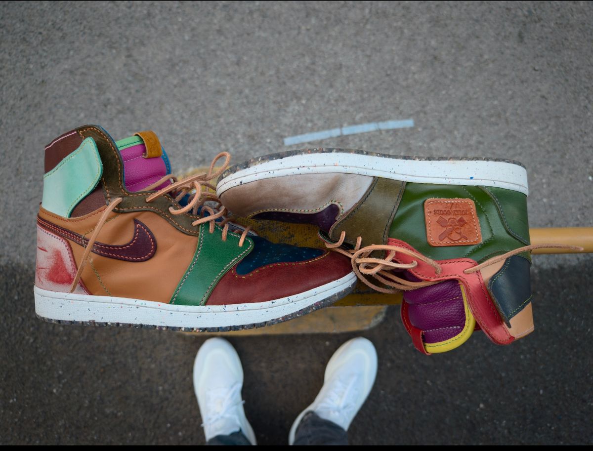 Photo by JollyGoods on December 5, 2025 of the Self-Made Sneaker in Mixed/Too Many To Mention And Some I Don't  Know.