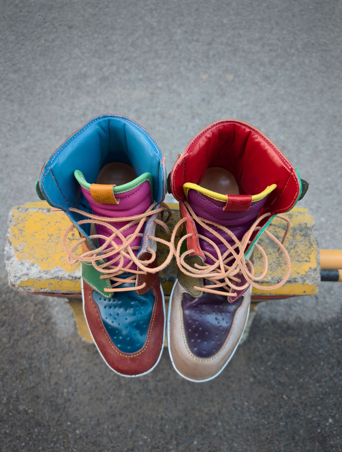 Photo by JollyGoods on December 5, 2025 of the Self-Made Sneaker in Mixed/Too Many To Mention And Some I Don't  Know.