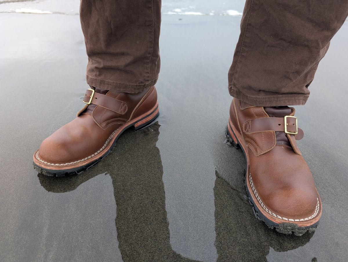 Photo by alkemest on October 18, 2025 of the Nicks TankerPro in Ember Waxed Flesh.