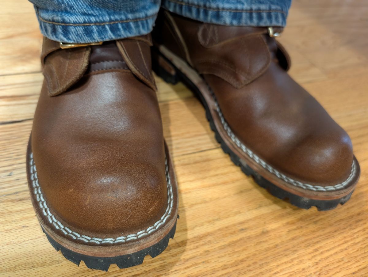 Photo by alkemest on November 26, 2025 of the Nicks TankerPro in Ember Waxed Flesh.