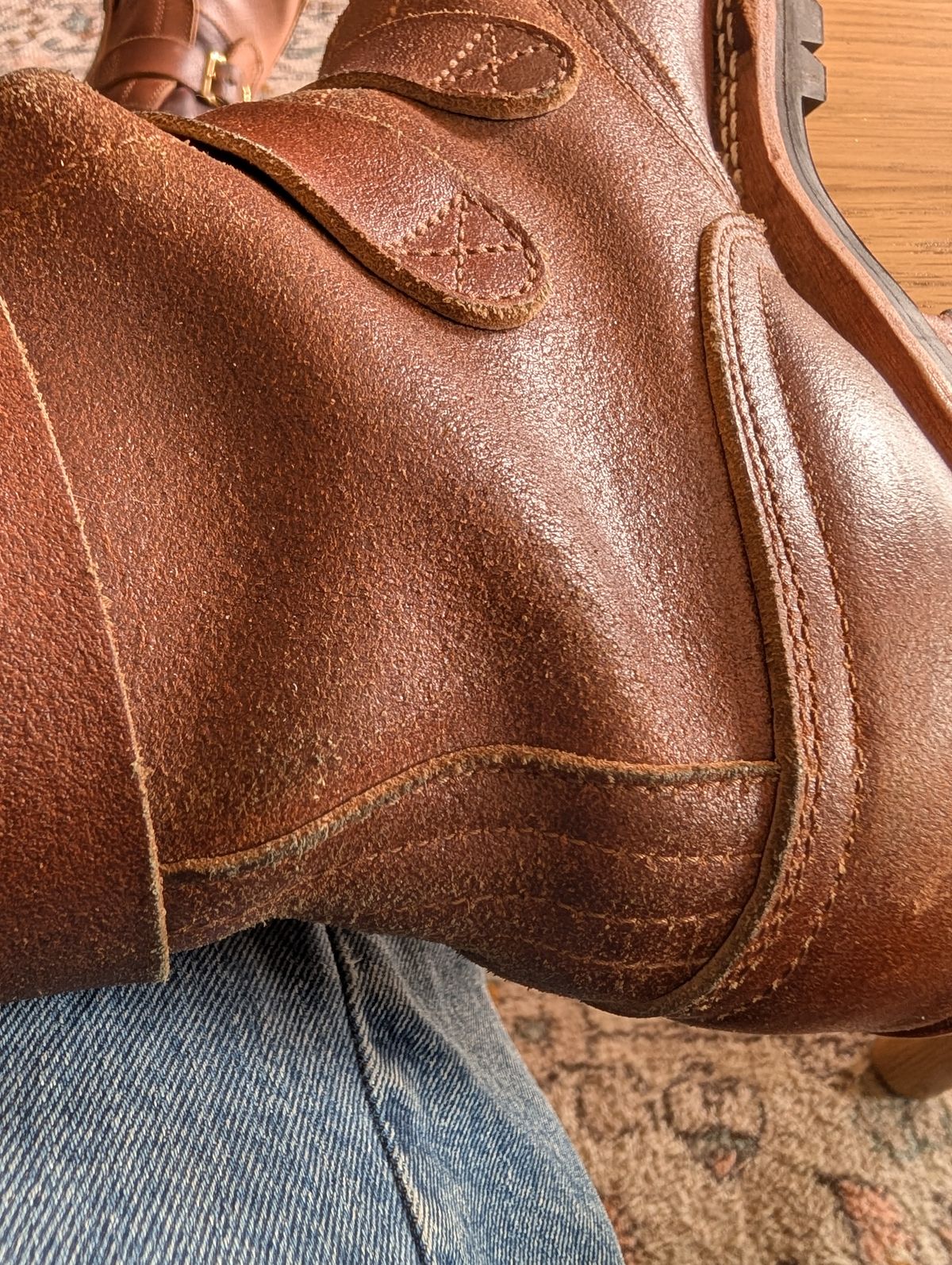 Photo by alkemest on March 15, 2026 of the Nicks TankerPro in Ember Waxed Flesh.