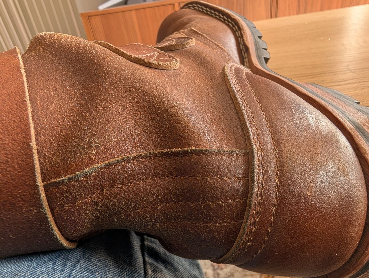 Photo by alkemest on March 15, 2026 of the Nicks TankerPro in Ember Waxed Flesh.