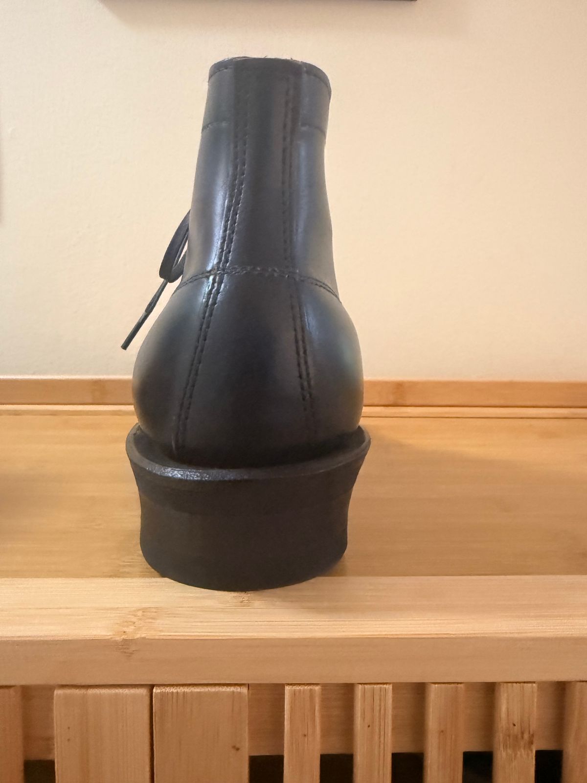 Photo by King_Stoic on January 19, 2026 of the White's Semi-Dress in Horween Black Chromexcel.