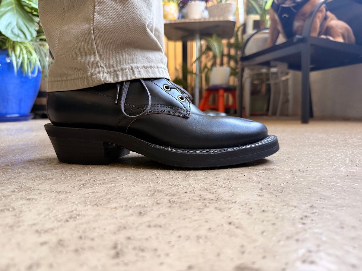 Photo by King_Stoic on February 24, 2026 of the White's Semi-Dress in Horween Black Chromexcel.
