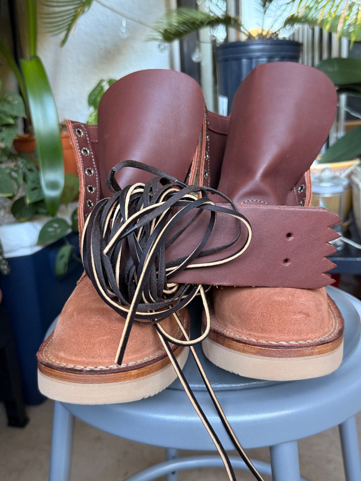 Photo by King_Stoic on December 31, 2025 of the White's C350-CS in Seidel Red Dog Oil Tan Roughout.