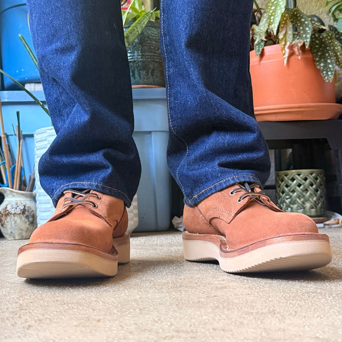 Photo by King_Stoic on January 1, 2026 of the White's C350-CS in Seidel Red Dog Oil Tan Roughout.