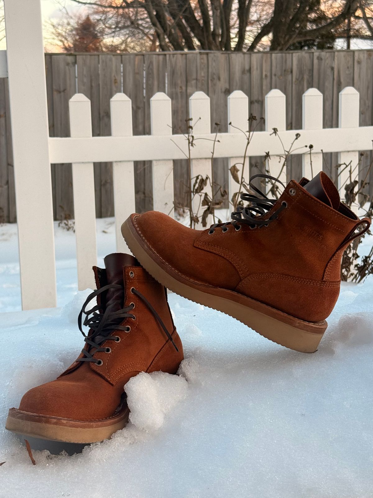 Photo by King_Stoic on January 26, 2026 of the White's C350-CS in Seidel Red Dog Oil Tan Roughout.