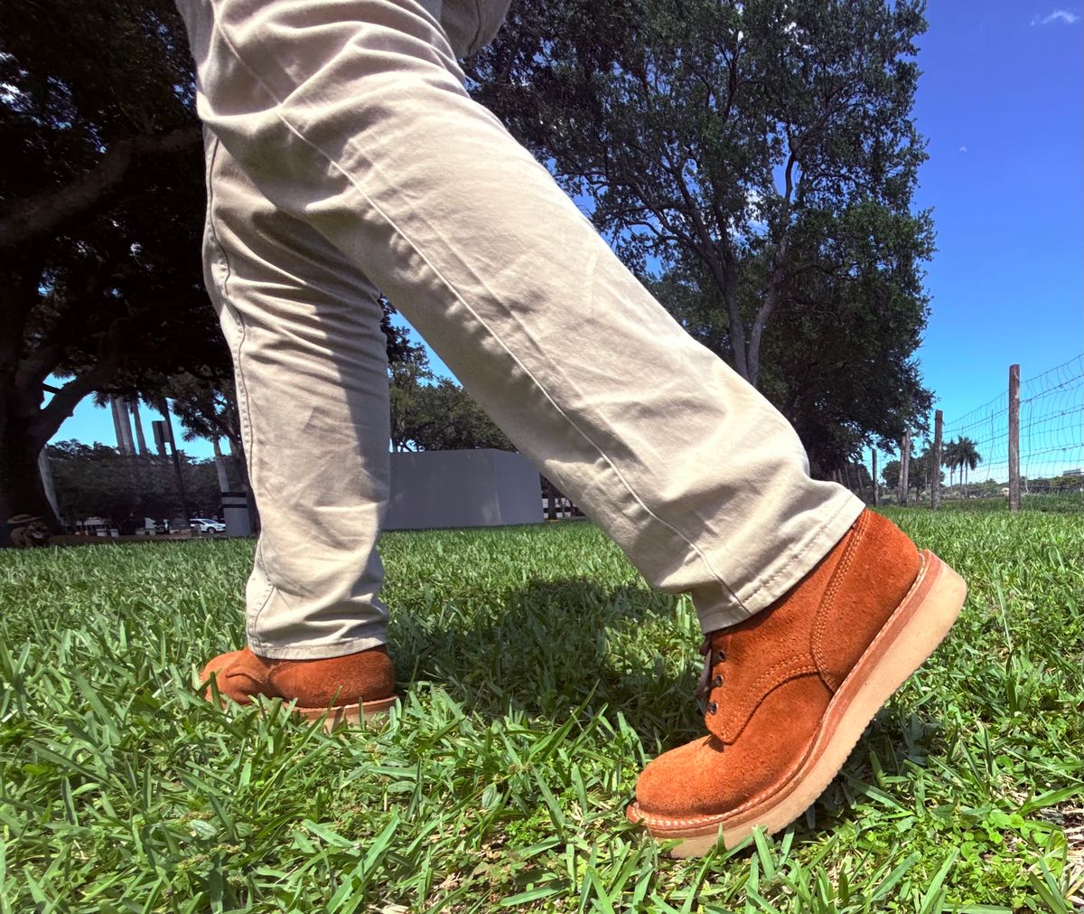Photo by King_Stoic on June 21, 2026 of the White's C350-CS in Seidel Red Dog Oil Tan Roughout.