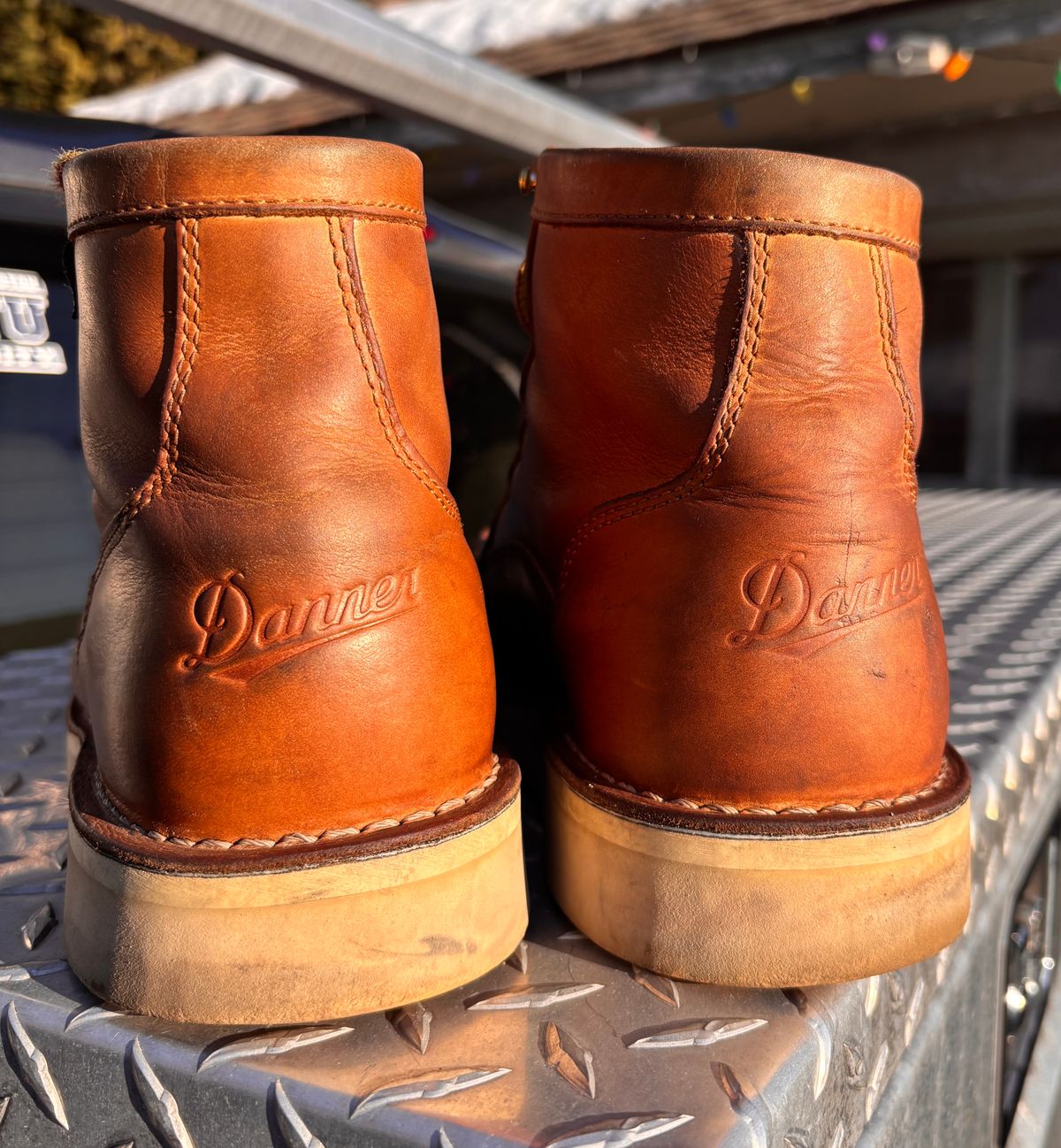 Photo by cjdigs on March 2, 2025 of the Danner Bull Run Moc in Danner / Wheat.
