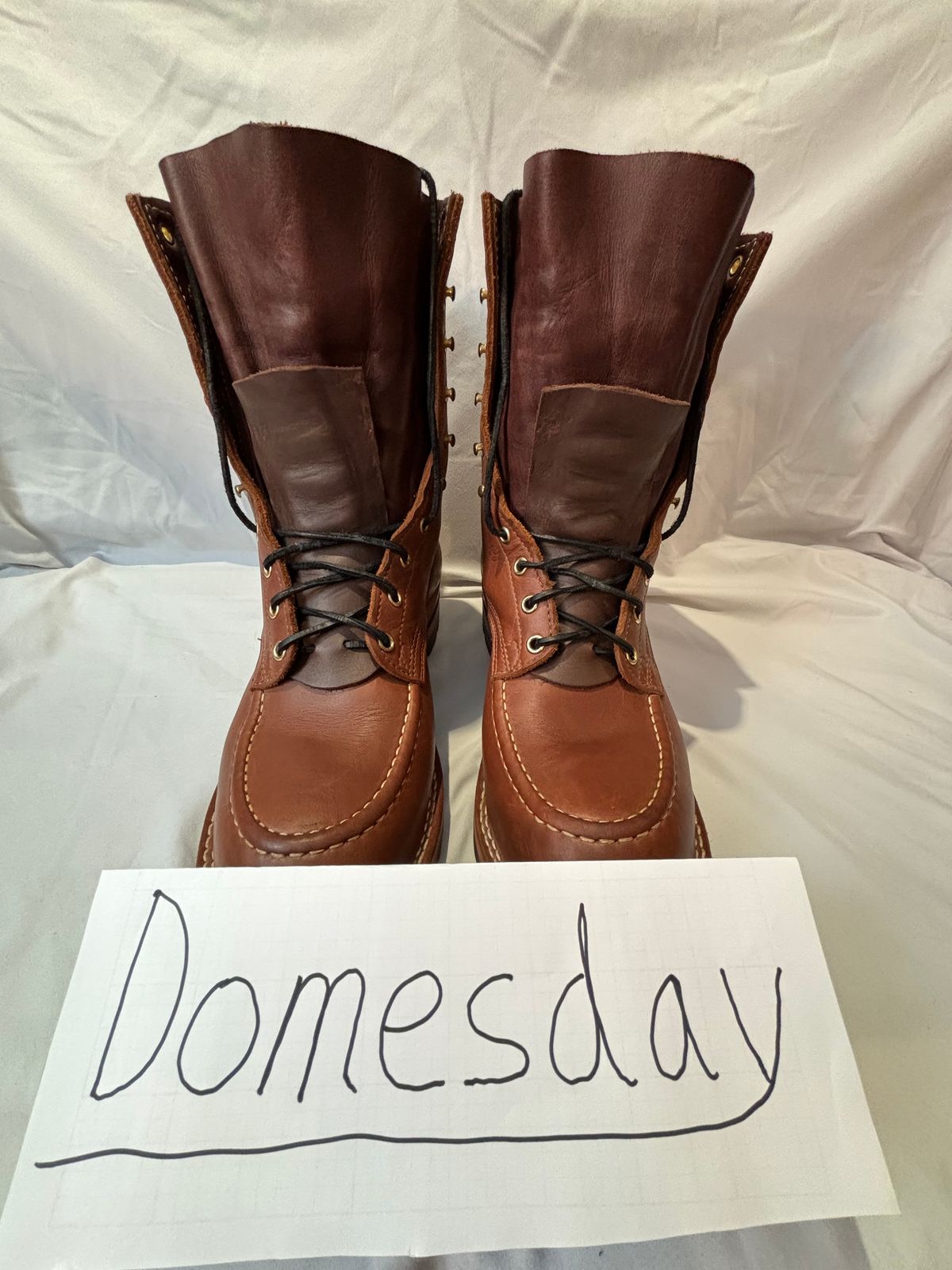 Photo by cjdigs on October 1, 2024 of the Nicks Builder Pro Moc Toe Steel Toe in Seidel 1964 Brown.