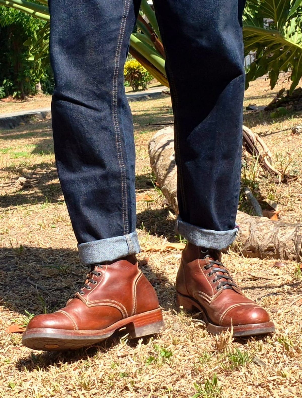 Photo by patinachroniclesDVO on April 5, 2026 of the Willie's Handmade Boots Cap Toe Service Boot in Horween Brown Chromexcel.
