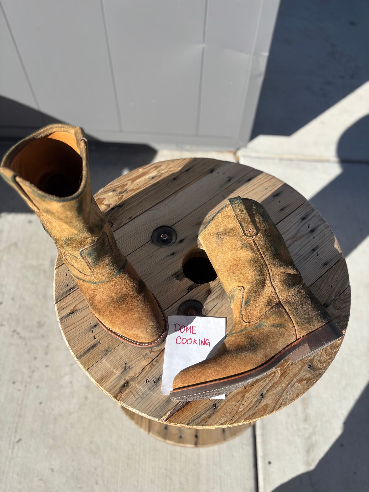 Photo by winters_8 on November 1, 2025 of the Red Wing Pecos in S.B. Foot Hawthorne Muleskinner.