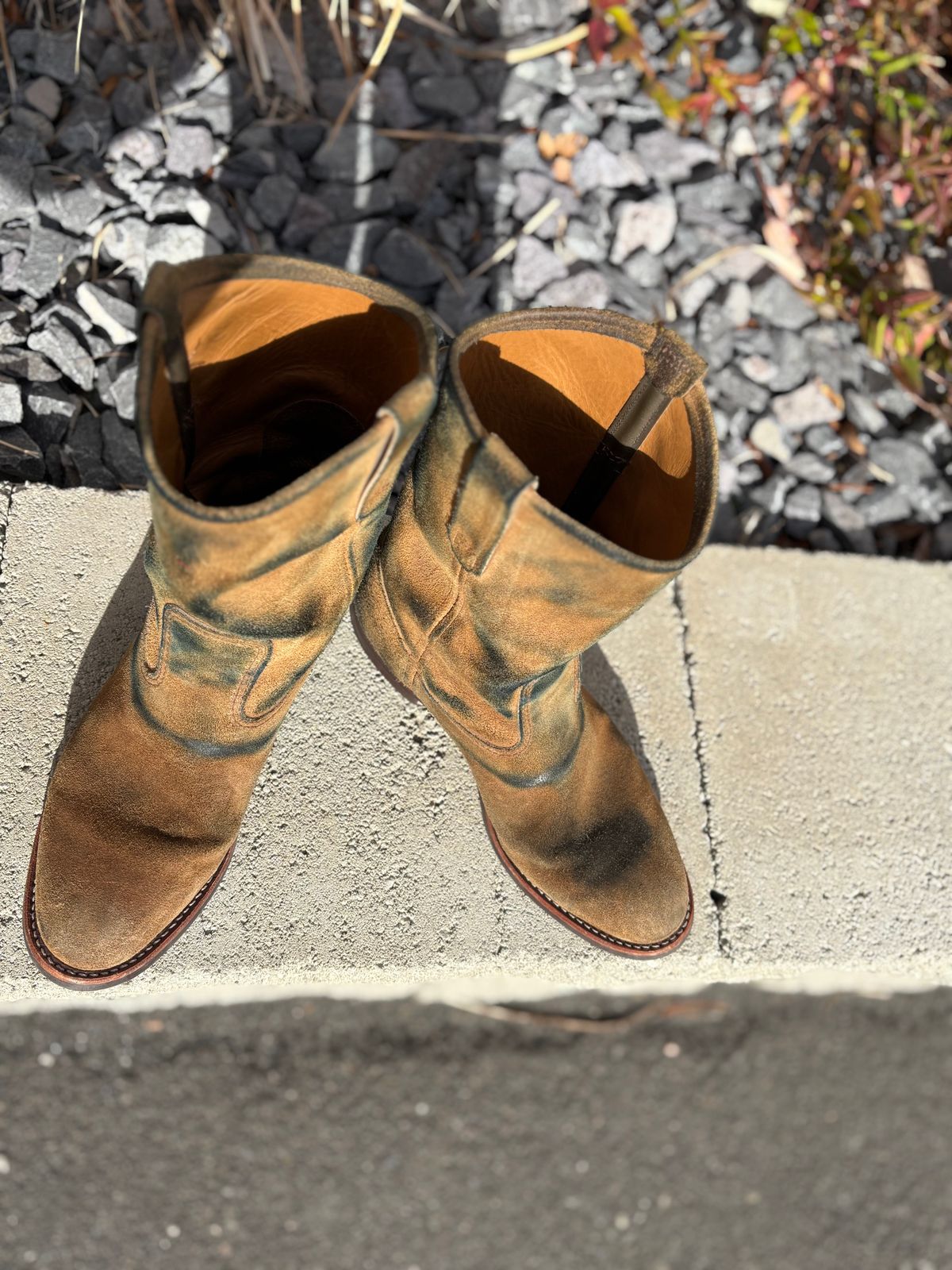 Photo by winters_8 on January 2, 2026 of the Red Wing Pecos in S.B. Foot Hawthorne Muleskinner.