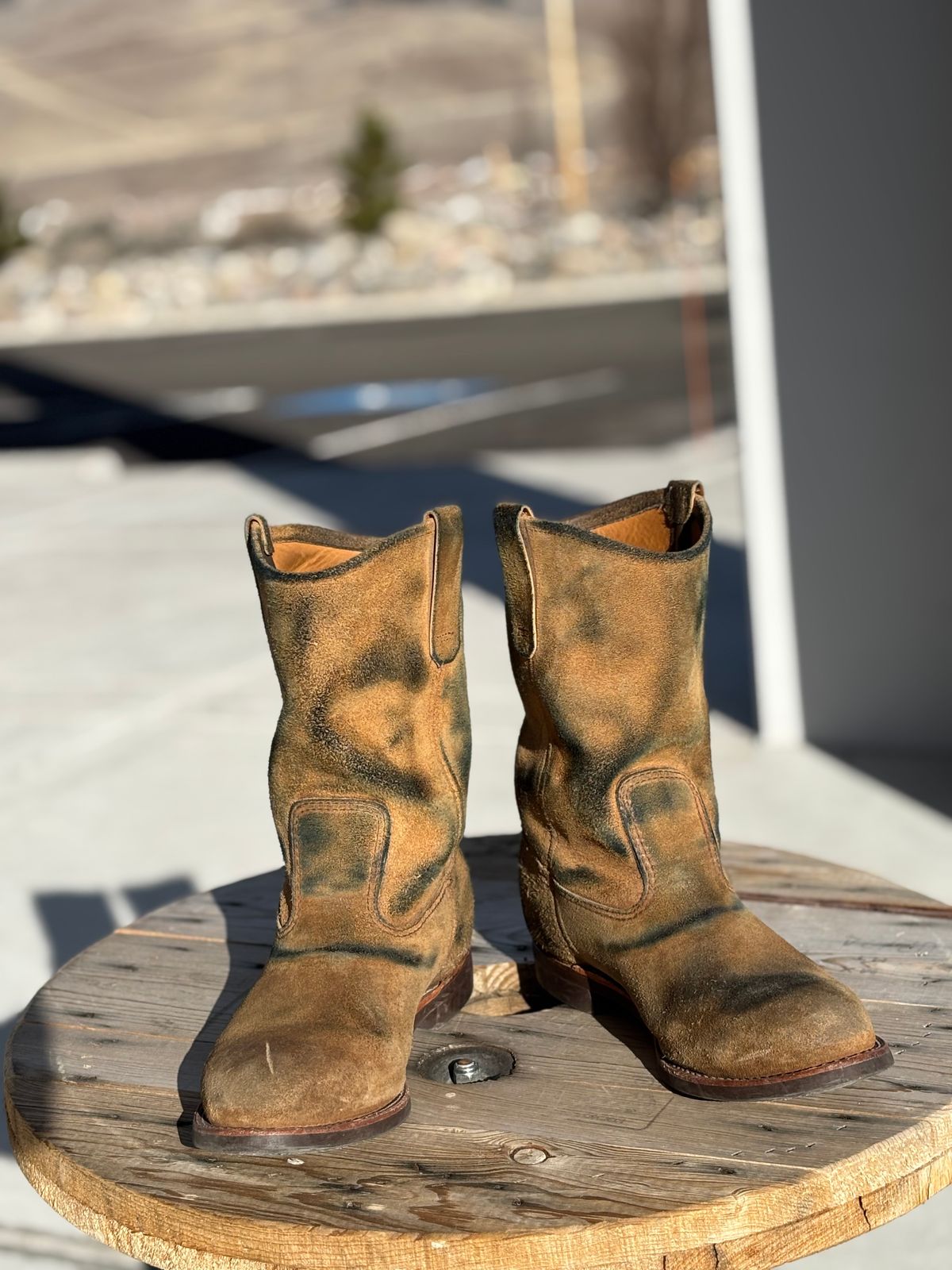 Photo by winters_8 on February 1, 2026 of the Red Wing Pecos in S.B. Foot Hawthorne Muleskinner.