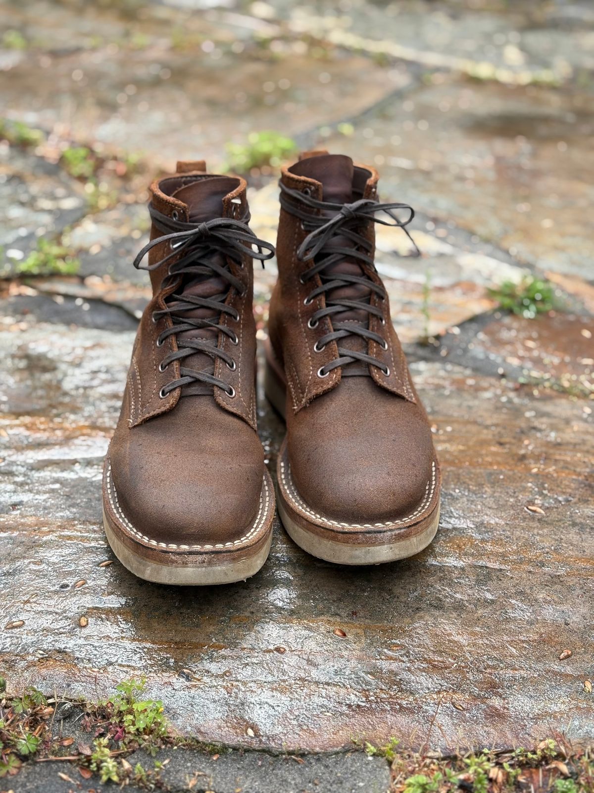 Photo by jimmyshoestrings on March 30, 2025 of the White's C350-CS in Seidel Distressed Roughout.
