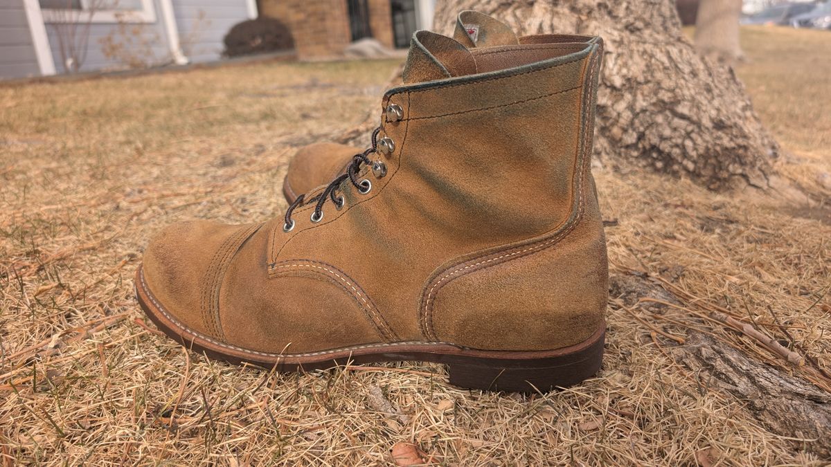 Photo by NoirSclera on January 2, 2026 of the Red Wing Iron Ranger in S.B. Foot Hawthorne Muleskinner.