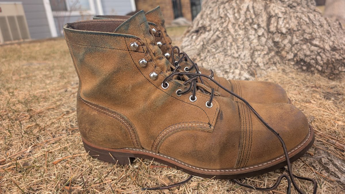 Photo by NoirSclera on January 2, 2026 of the Red Wing Iron Ranger in S.B. Foot Hawthorne Muleskinner.