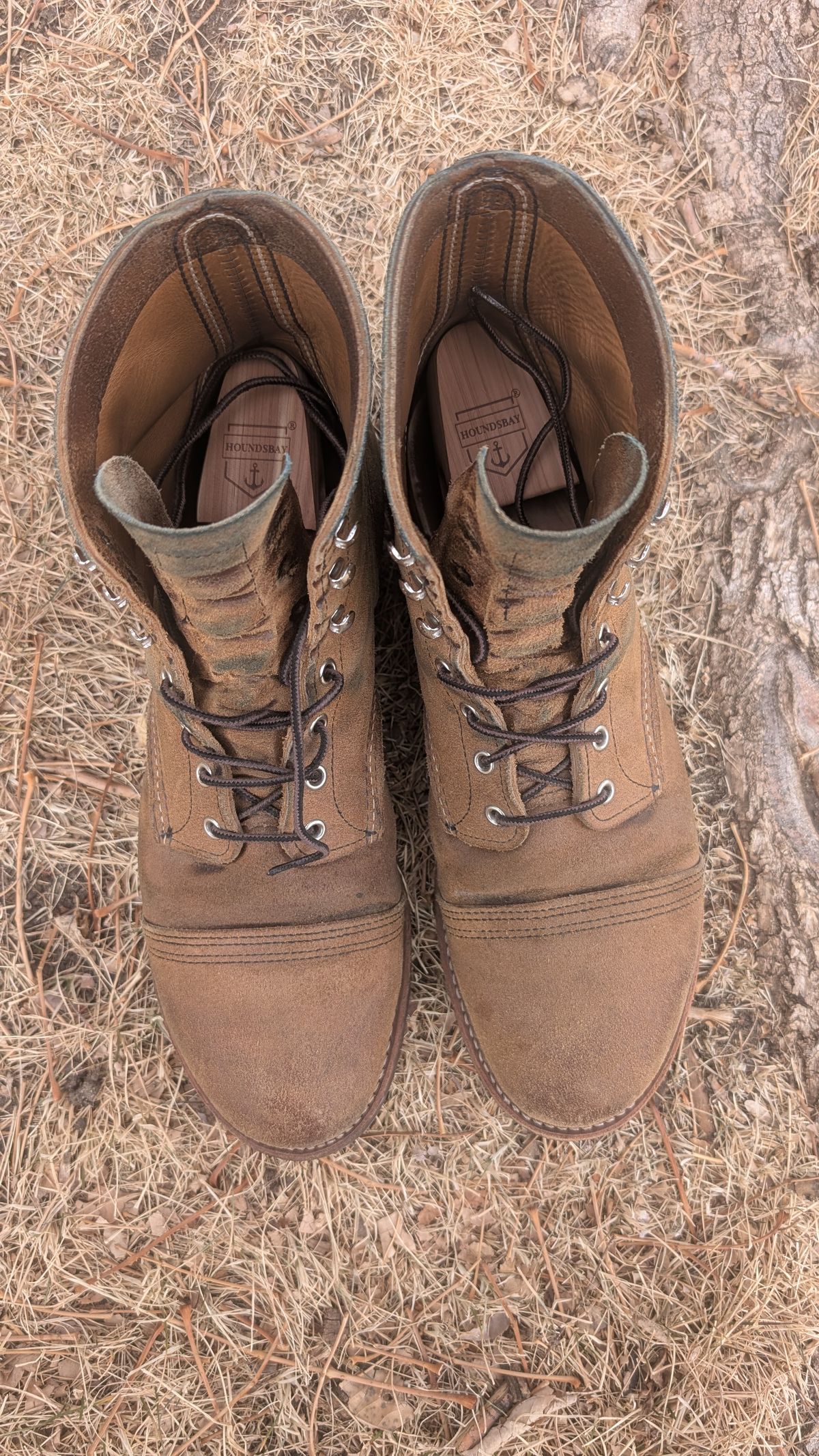 Photo by NoirSclera on February 3, 2026 of the Red Wing Iron Ranger in S.B. Foot Hawthorne Muleskinner.