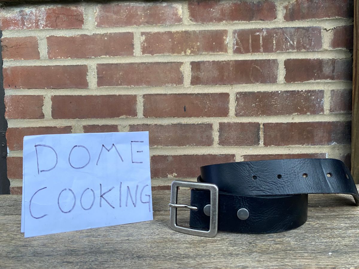 Photo by jacobjanes on November 1, 2025 of the The Belt Shoppe 1.5” Full Grain Buffalo Leather in Black Buffalo.